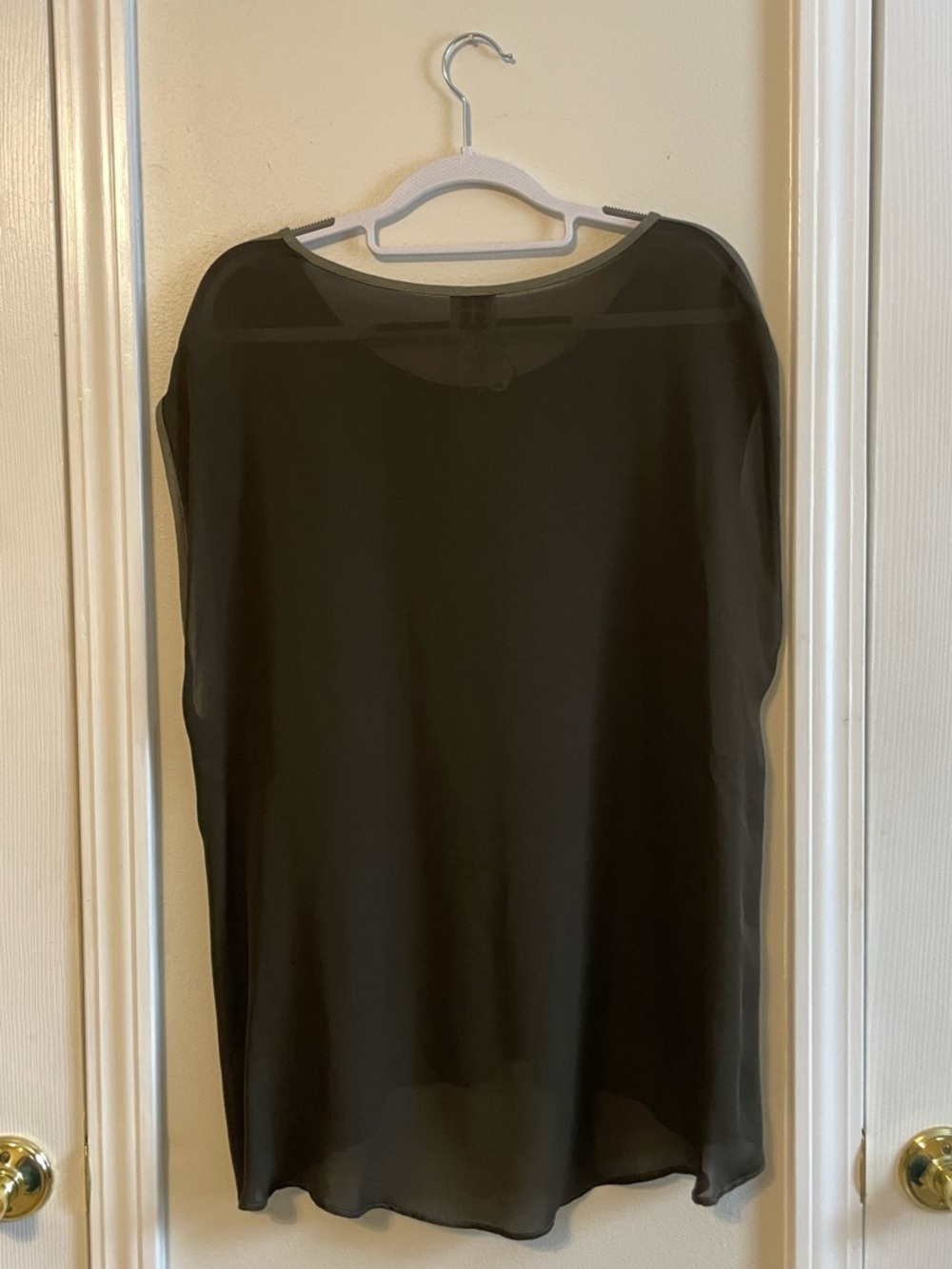 Haute Hippie Scoop Neck Tank, Size L - Picture 3 of 5